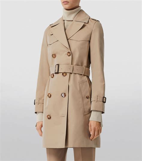 Womens Burberry brown The Short Islington Trench 